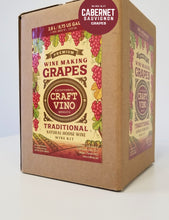 Load image into Gallery viewer, CABERNET GRAPES Premium Wine Kit – Cabernet Sauvignon – Makes wine in 4 -5  weeks - CraftVino